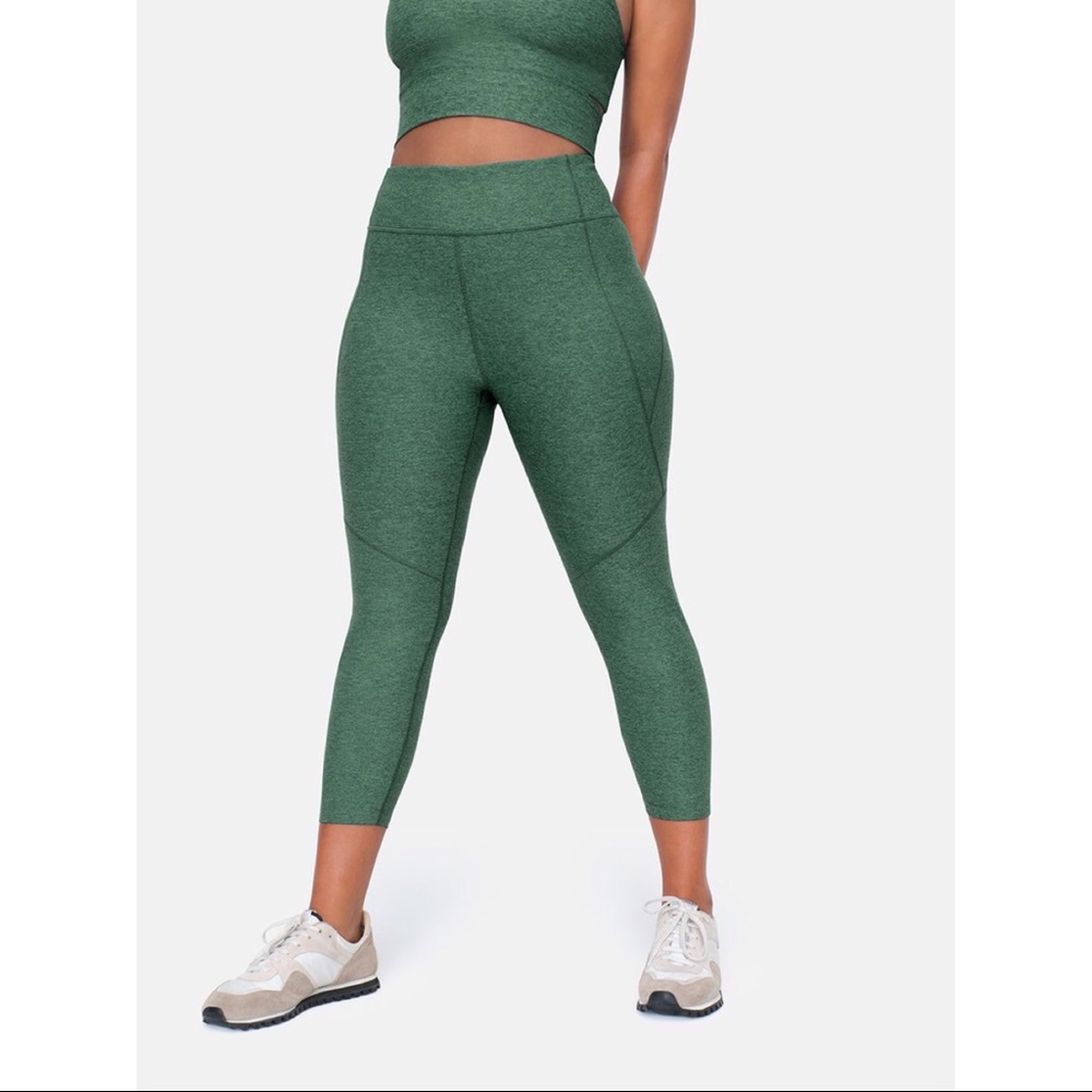 Outdoor Voices Warmup 3/4 Legging in Hunter
